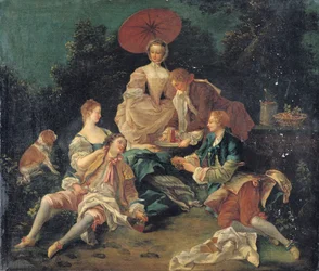 Pique-nique dans un parc